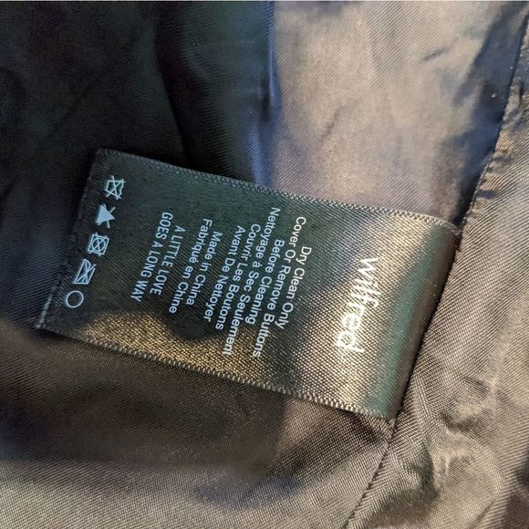 Aritzia Wilfred Cocoon coat XXS in VGUC - Picture 15 of 16